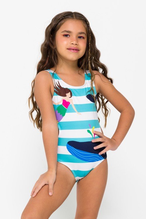 Body Maiô Infantil Estampa E306