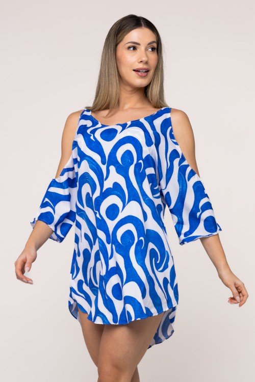 Saída de Praia Estampa Wave