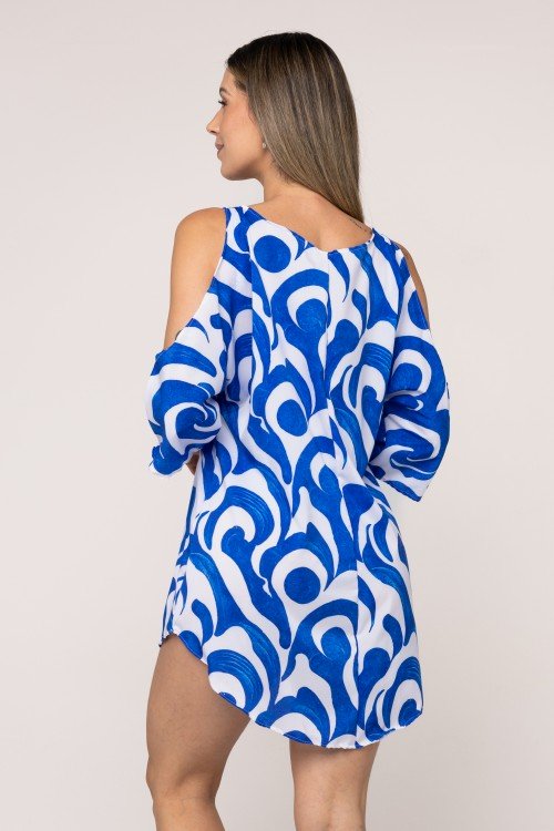 Saída de Praia Estampa Wave