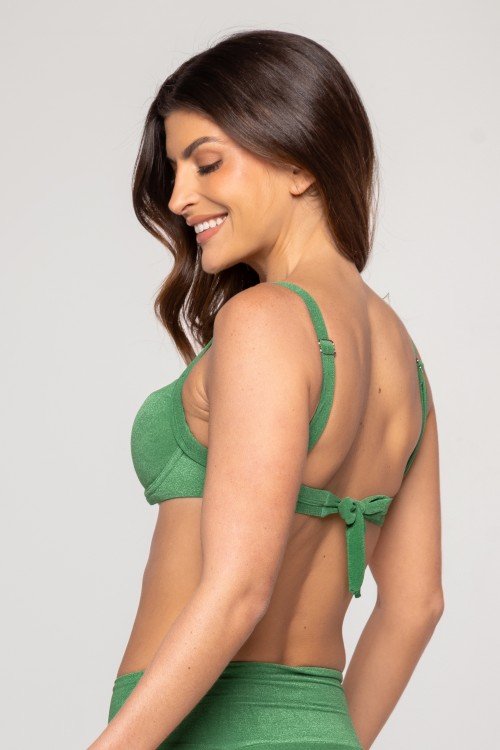 Top Biquini Meia Taça Com Bojo vd.foliage