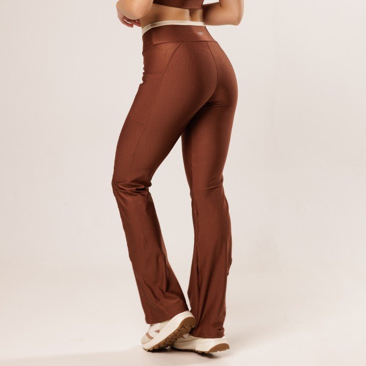 Calça Bailarina com Forro e Zero Transparência Bicolor