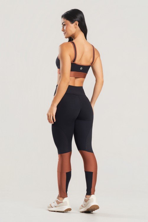 Top Fitness Preto com Cobre