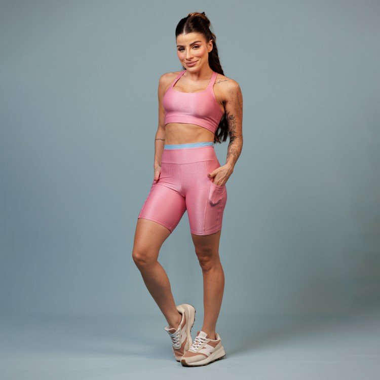Conjunto Shine Top + Bermuda