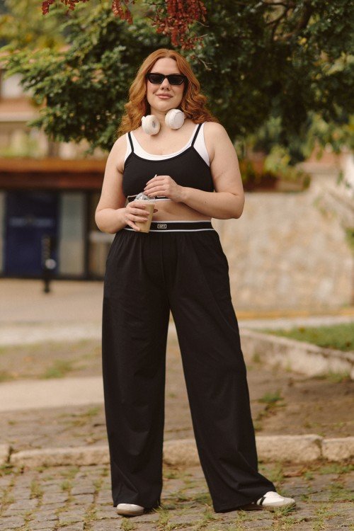 CALÇA CASUAL PRETA