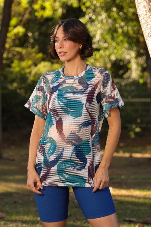 Blusão Tela Estampado