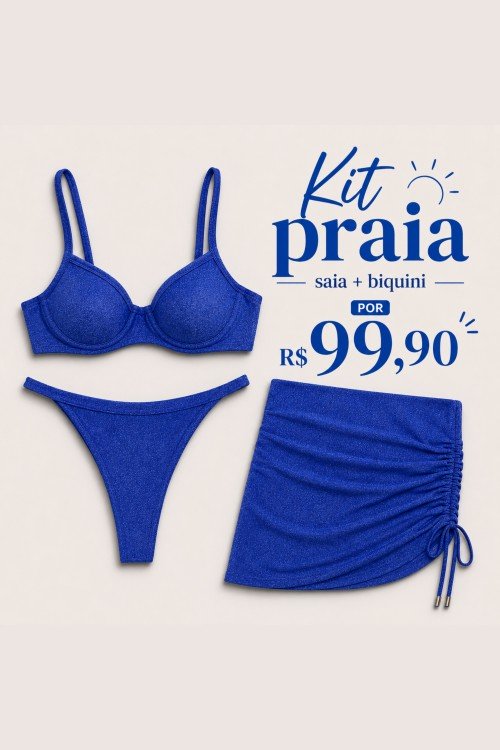 Kit Praia Azul