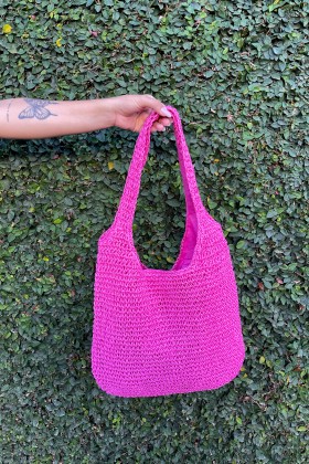 Bolsa Alça Larga Rosa Pink