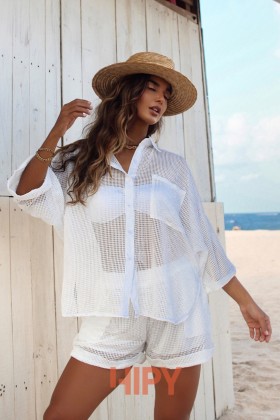 Conjunto Saída de Praia Branco