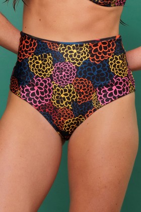 Calcinha Biquini Hot Pant Estampa Jardim Noturno