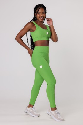 Calça Legging Básica Comfy Verde Claro