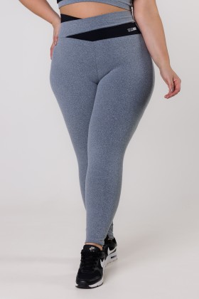 Calça Legging Cós Transpassado